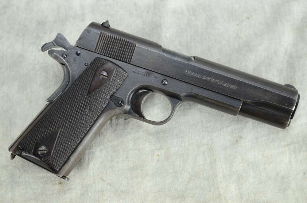 1918 Colt 1911 Black Army .45 ACP USGI WWI -img-1
