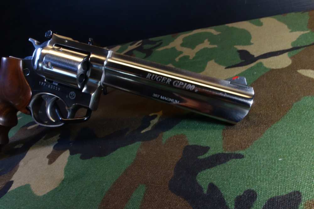 USED RUGER GP100 6" 357 MAGNUM REVOLVER CUSTOM FINISH-img-5
