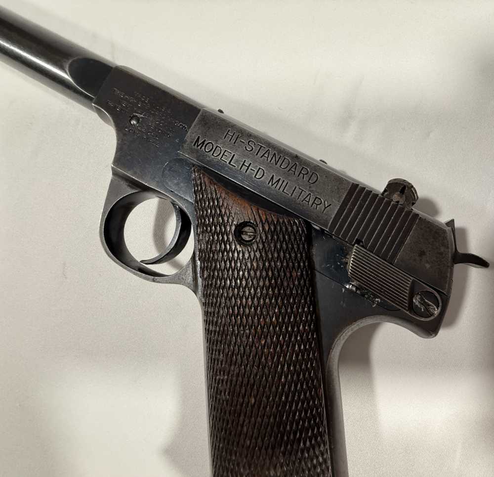 High Standard H-D Military Semi-Auto Pistol 22LR Gauge 6.75 Barrel -img-4