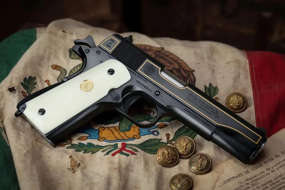 Colt 1911 Mexican Contract .38 Super SK Customs 1 of 300 Serial #101-img-8