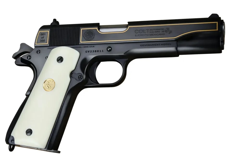 Colt 1911 Mexican Contract .38 Super SK Customs 1 of 300 Serial #101-img-1