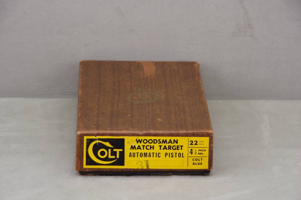 1971 Colt Woodsman Match Target 22 LR 4 1/2'' 99% W/ Orig Box & Papers-img-2