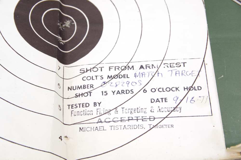 1971 Colt Woodsman Match Target 22 LR 4 1/2'' 99% W/ Orig Box & Papers-img-8