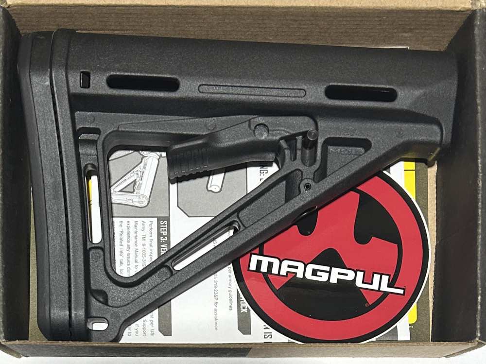 Magpul MOE Carbine Stock New AR15 Black MAG401-BLK commercial buffer-img-0