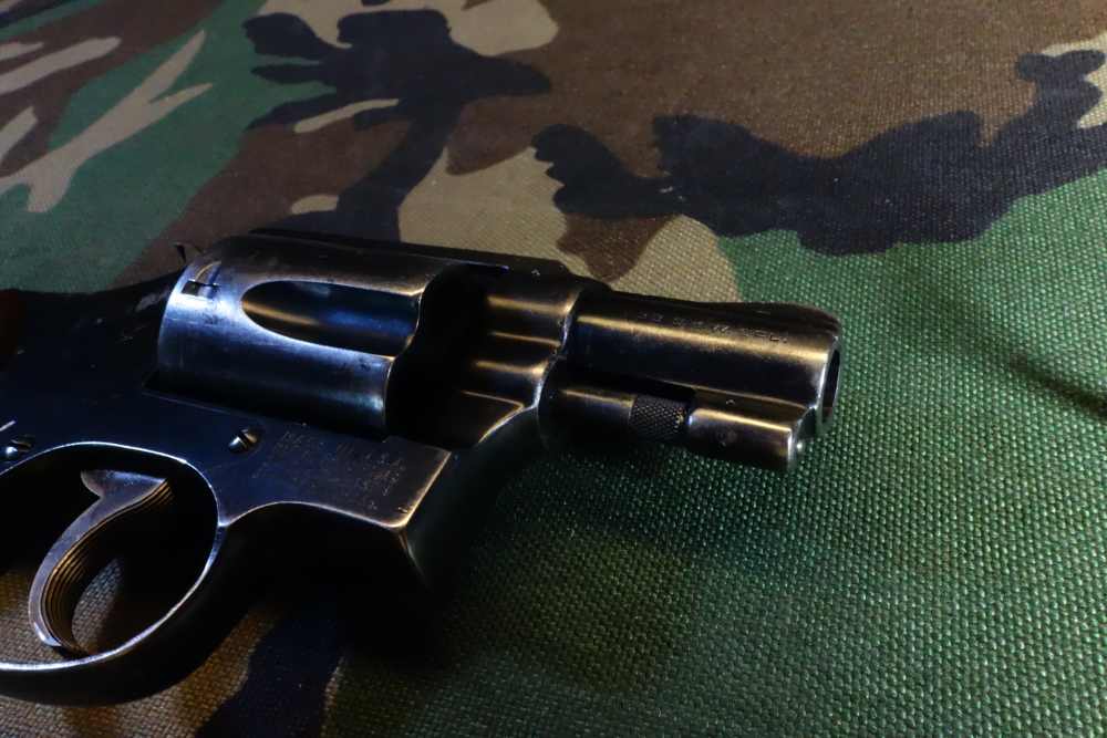 USED S&W MODEL 36 .38 SPL. REVOLVER-img-5