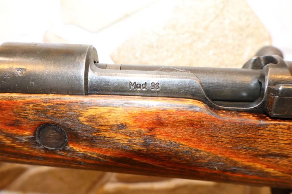 Mauser K98 bnz/41 8mm Bolt Rifle Waffen Stamped!-img-7