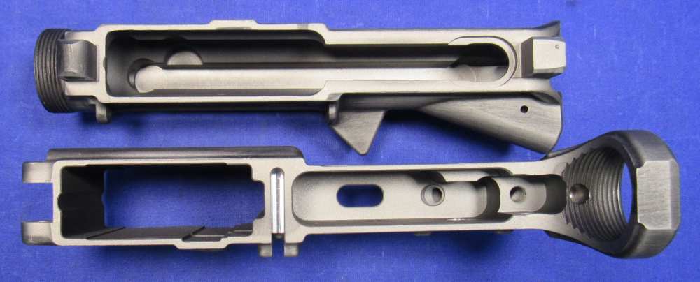 Black Rain Spec-15 Stripped, Forged AR15 Receiver Set + 15" Slim Handguard-img-5