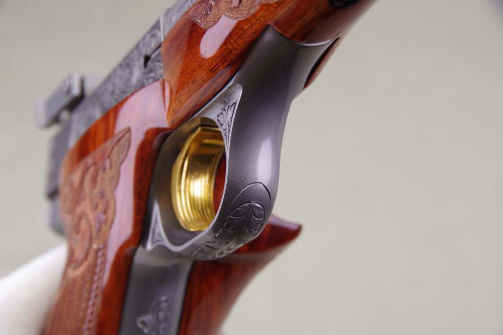 1971 Browning Medalist Renaissance 22 LR 6.5'' Engraved 1 Of 382 NIC -img-35