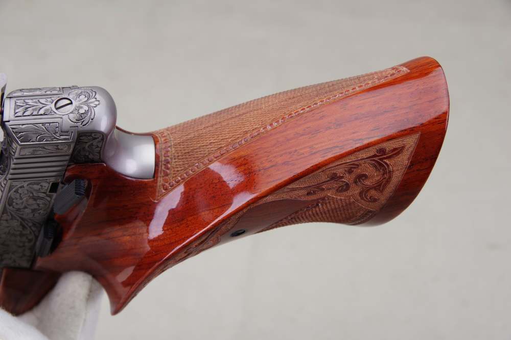 1971 Browning Medalist Renaissance 22 LR 6.5'' Engraved 1 Of 382 NIC -img-31