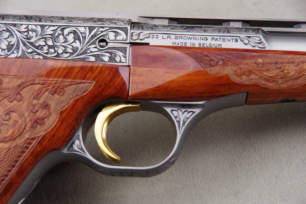 1971 Browning Medalist Renaissance 22 LR 6.5'' Engraved 1 Of 382 NIC -img-14