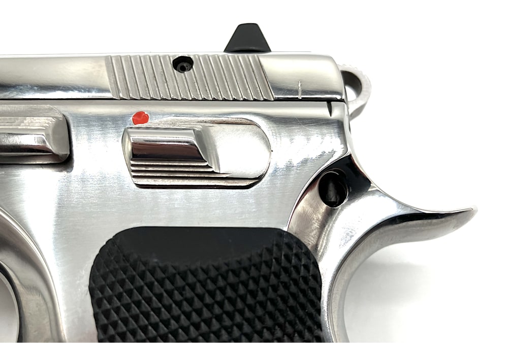 CZ 75B RARE MIRROR-POLISHED STAINLESS (9mm) Factory Box, Papers & 16-rd mag-img-7