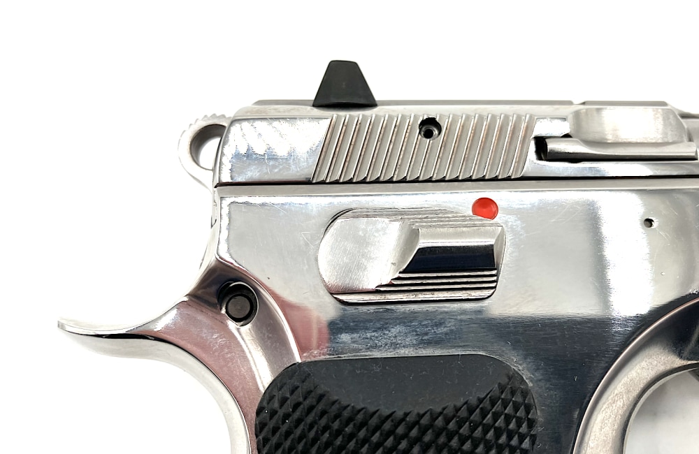 CZ 75B RARE MIRROR-POLISHED STAINLESS (9mm) Factory Box, Papers & 16-rd mag-img-10
