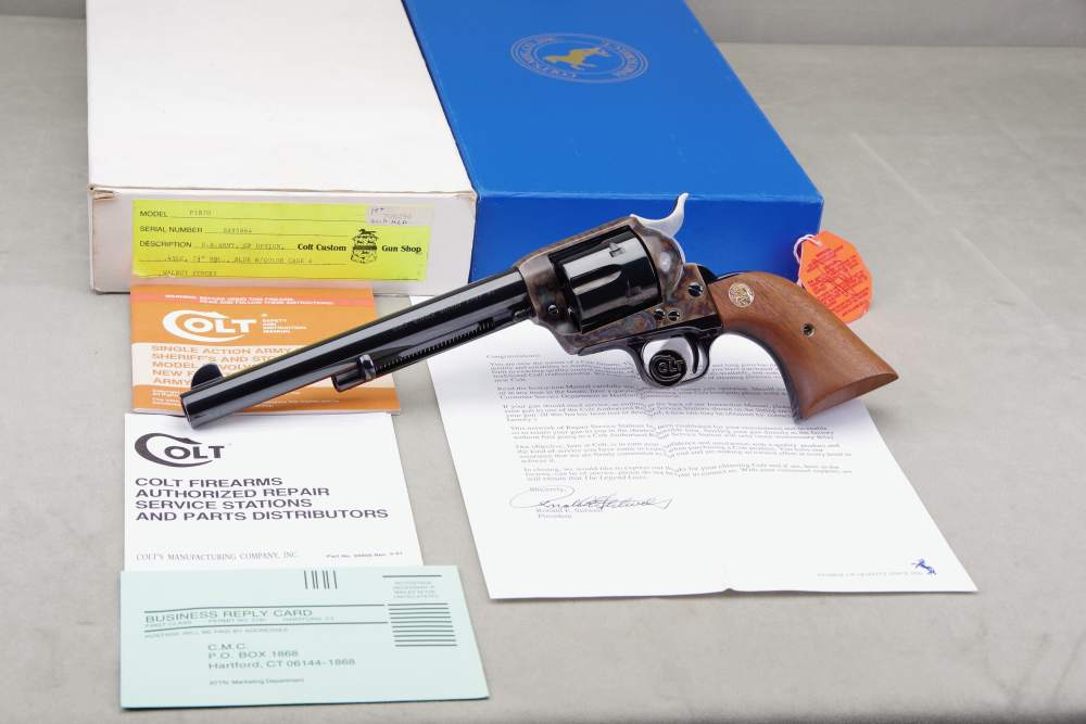 1991 Colt Custom Shop Single Action Army 45 Colt 7 1/2'' NIB -img-0