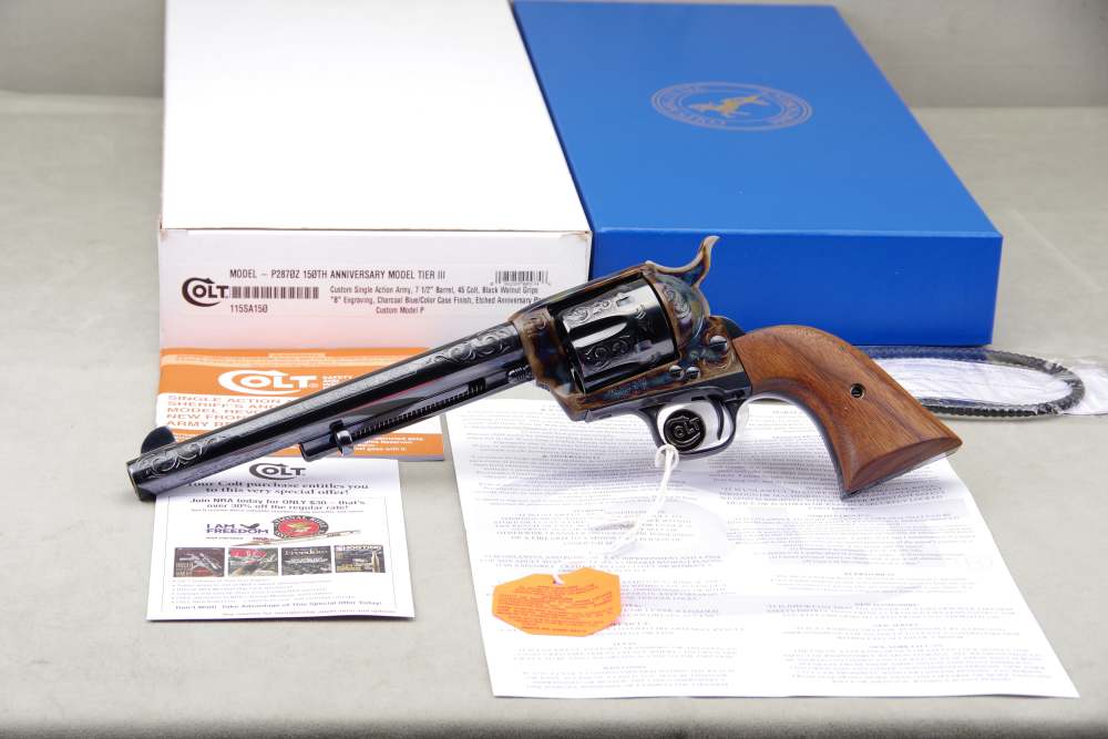 2023 Colt SAA 150th Anniversary Tier III Factory Engraved 115 Of 120 NIB -img-0