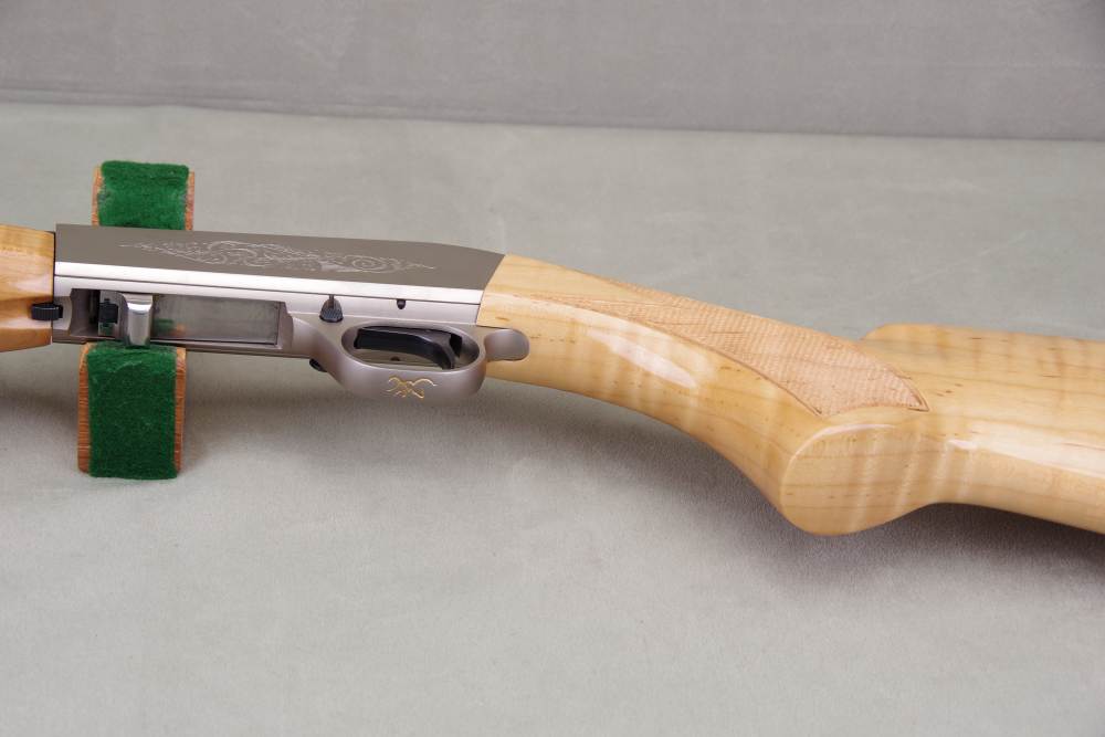 2021 Browning SA-22 22 LR 16'' Engraved Nickel Receiver Maple 100% NIB-img-29