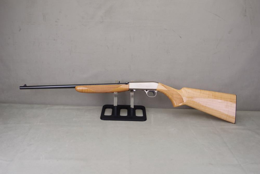 2021 Browning SA-22 22 LR 16'' Engraved Nickel Receiver Maple 100% NIB-img-6