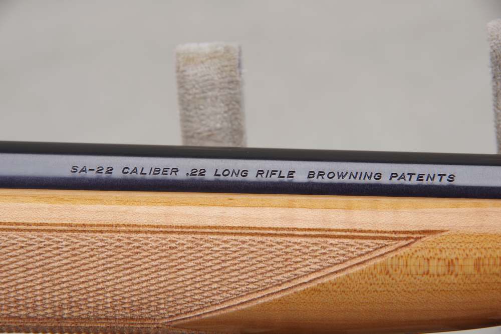 2021 Browning SA-22 22 LR 16'' Engraved Nickel Receiver Maple 100% NIB-img-19