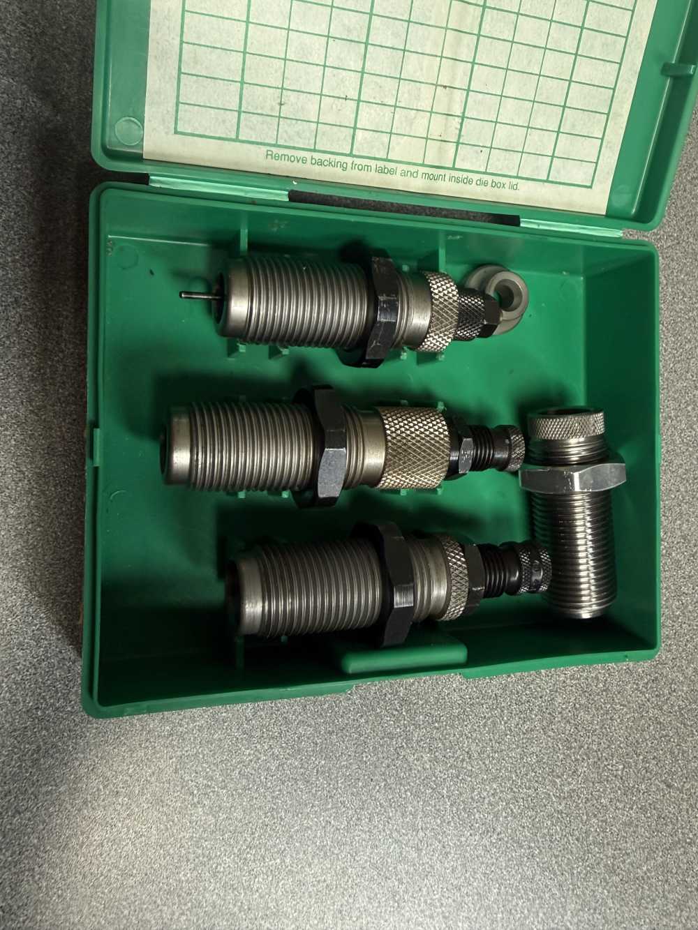 RCBS 3 piece die set and factory crimp die 44-40 WCF-img-1
