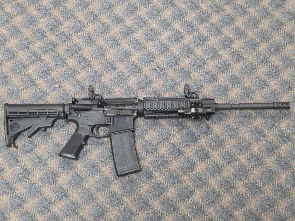 STAG 15 FLAT TOP M4 RIFLE 16" 5.56MM CHROME-PHOS RH BLACK -img-0
