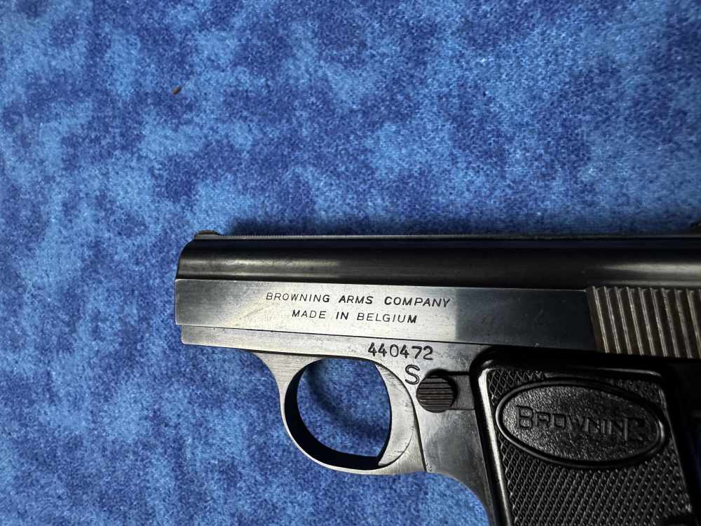 Baby Browning .25 ACP Semi-Auto Pistol Manual & Leather Case 1968 LAYAWAY-img-5