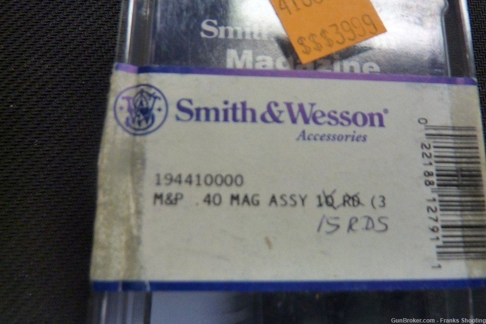 SMITH & WESSON M&P40 .40 CAL 15RD MAGAZINE-img-1