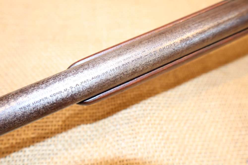 Winchester Model 1900 THUMB TRIGGER 22s, l Single Shot Rifle WOW! RARE!-img-7