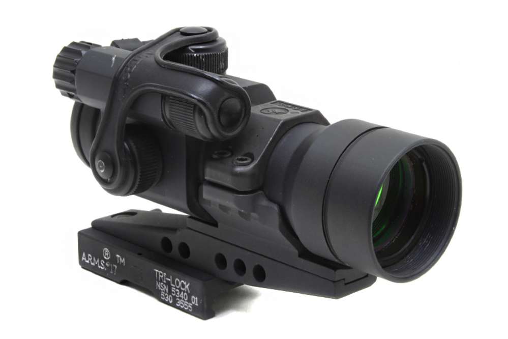AIMPOINT CompM2 Red Dot Sight w/ ARMS17 Comp II M68 QD Mount, Works-Nice!-img-1