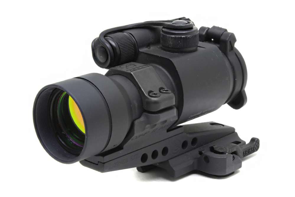 AIMPOINT CompM2 Red Dot Sight w/ ARMS17 Comp II M68 QD Mount, Works-Nice!-img-0