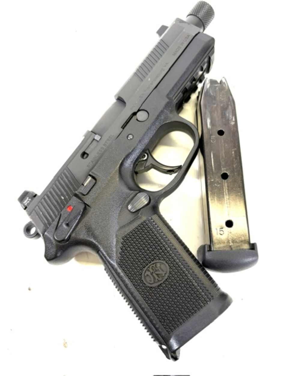 FN Herstal FNP-45 Tactical 45acp DA/SA 5.3" Threaded Barrel Optic Ready-img-14