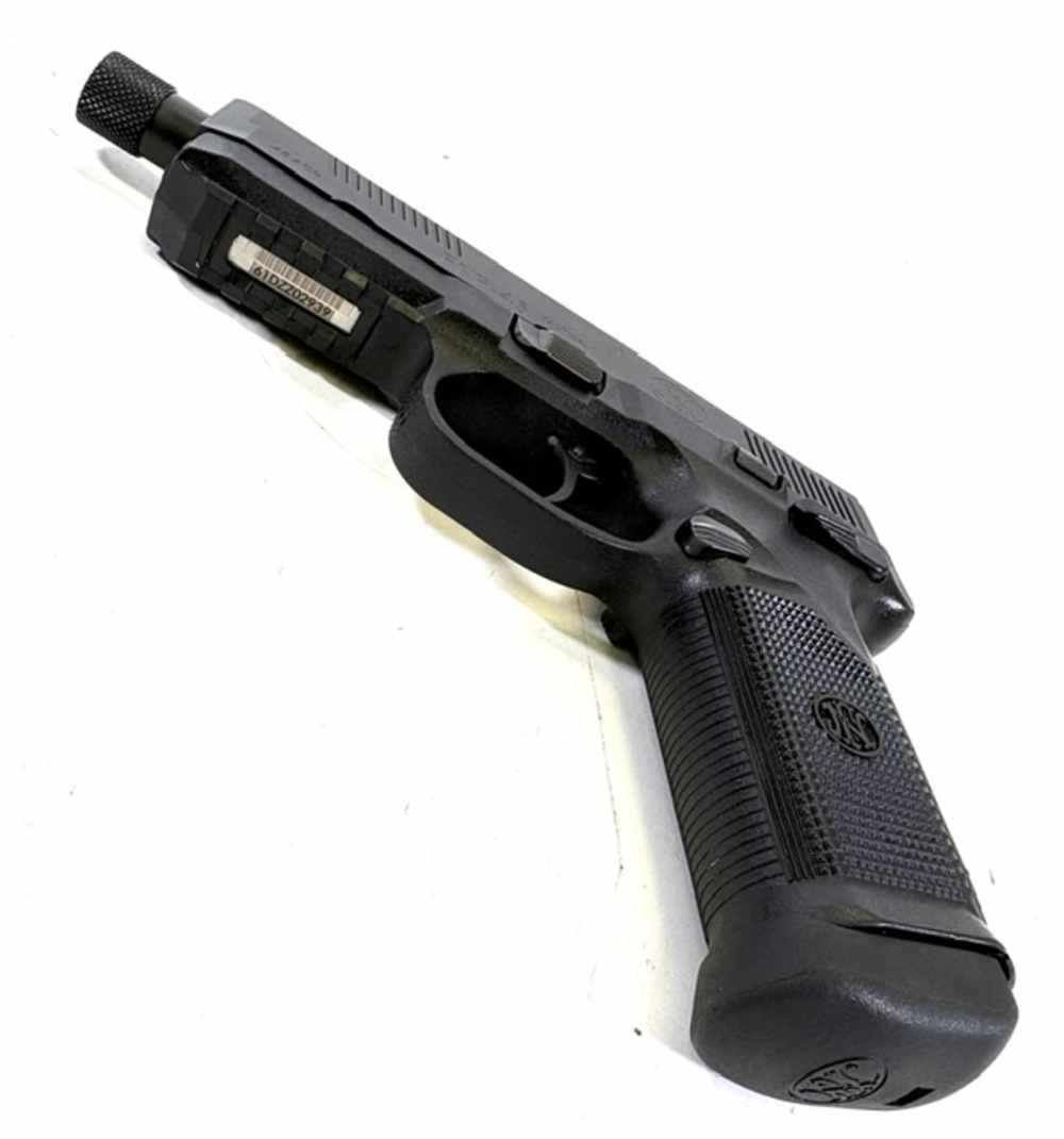 FN Herstal FNP-45 Tactical 45acp DA/SA 5.3" Threaded Barrel Optic Ready-img-2