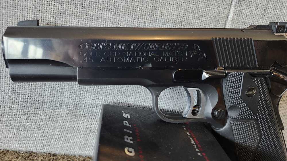 COLT SERIES 70 GOLD CUP NATIONAL MATCH AND MARVELL 22LR CONVERSION-img-7