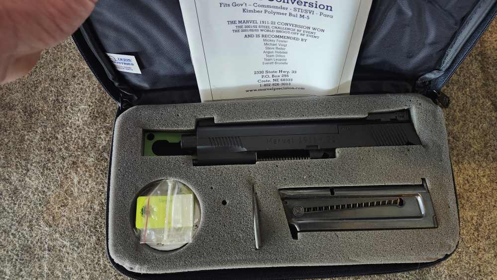 COLT SERIES 70 GOLD CUP NATIONAL MATCH AND MARVELL 22LR CONVERSION-img-15