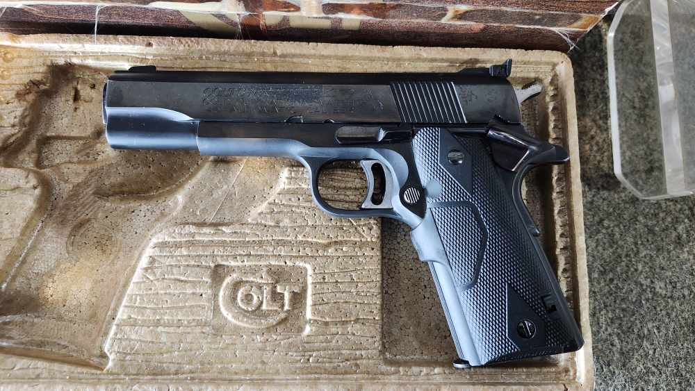COLT SERIES 70 GOLD CUP NATIONAL MATCH AND MARVELL 22LR CONVERSION-img-0