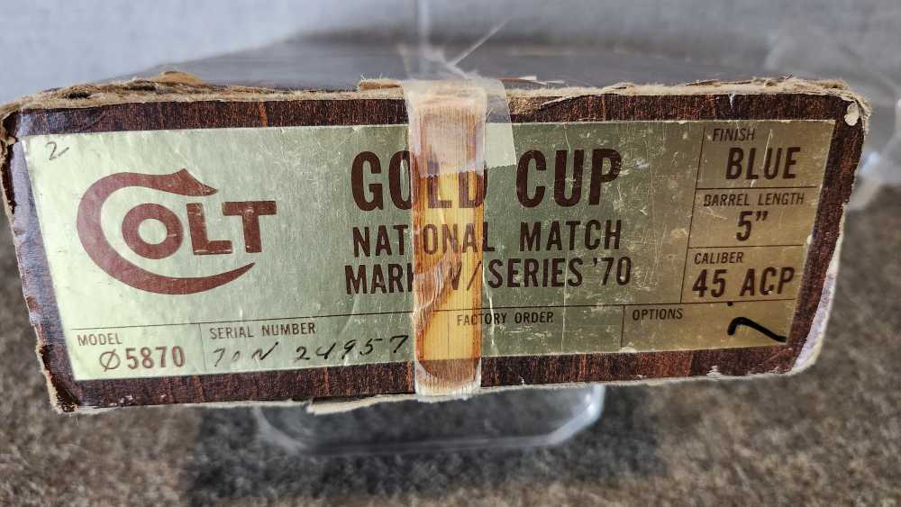 COLT SERIES 70 GOLD CUP NATIONAL MATCH AND MARVELL 22LR CONVERSION-img-1
