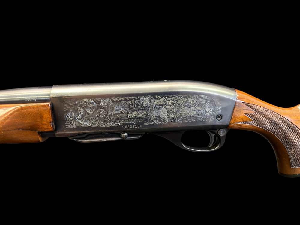 FACTORY ENGRAVED, 1994 REMINGTON 7400 ENHANCED  270 WIN WESTERN GAME SCENES-img-13