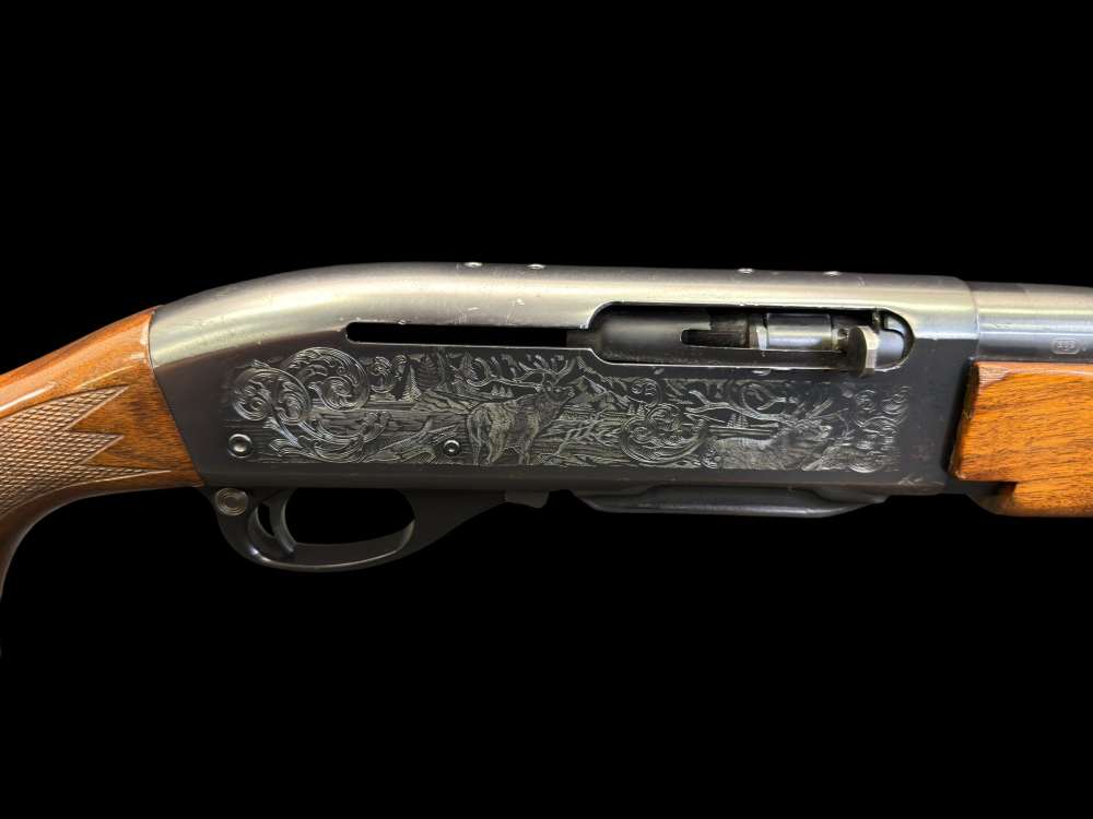 FACTORY ENGRAVED, 1994 REMINGTON 7400 ENHANCED  270 WIN WESTERN GAME SCENES-img-5