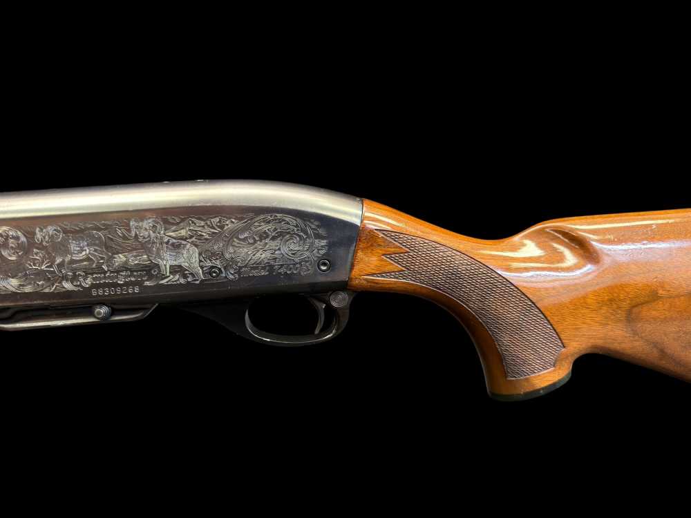 FACTORY ENGRAVED, 1994 REMINGTON 7400 ENHANCED  270 WIN WESTERN GAME SCENES-img-14