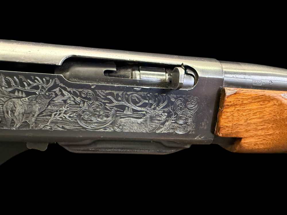 FACTORY ENGRAVED, 1994 REMINGTON 7400 ENHANCED  270 WIN WESTERN GAME SCENES-img-8