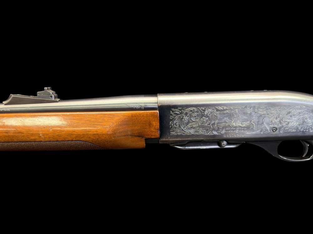 FACTORY ENGRAVED, 1994 REMINGTON 7400 ENHANCED  270 WIN WESTERN GAME SCENES-img-12