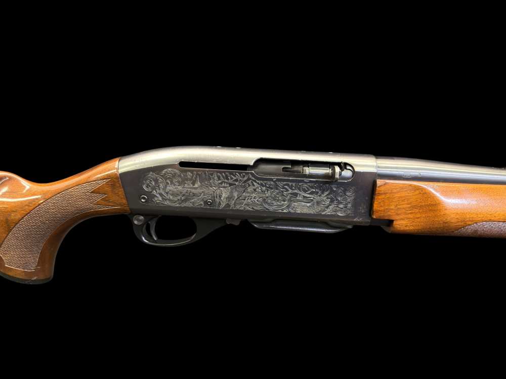 FACTORY ENGRAVED, 1994 REMINGTON 7400 ENHANCED  270 WIN WESTERN GAME SCENES-img-3