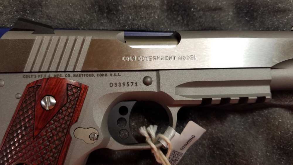 COLT DELTA ELITE 10MM RAIL GUN 5" BARREL NIB, FREE SHIPPING-img-3
