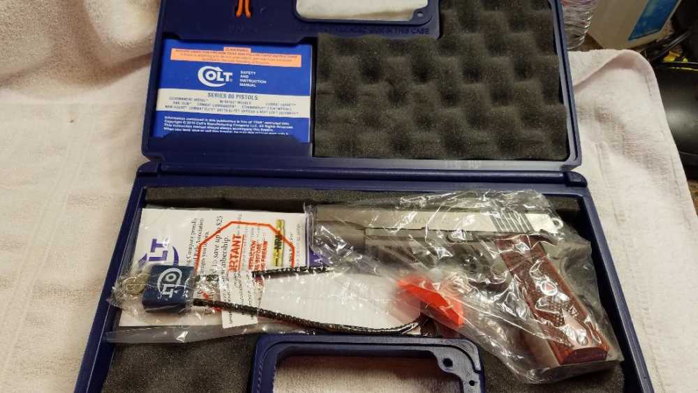 COLT DELTA ELITE 10MM RAIL GUN 5" BARREL NIB, FREE SHIPPING-img-2
