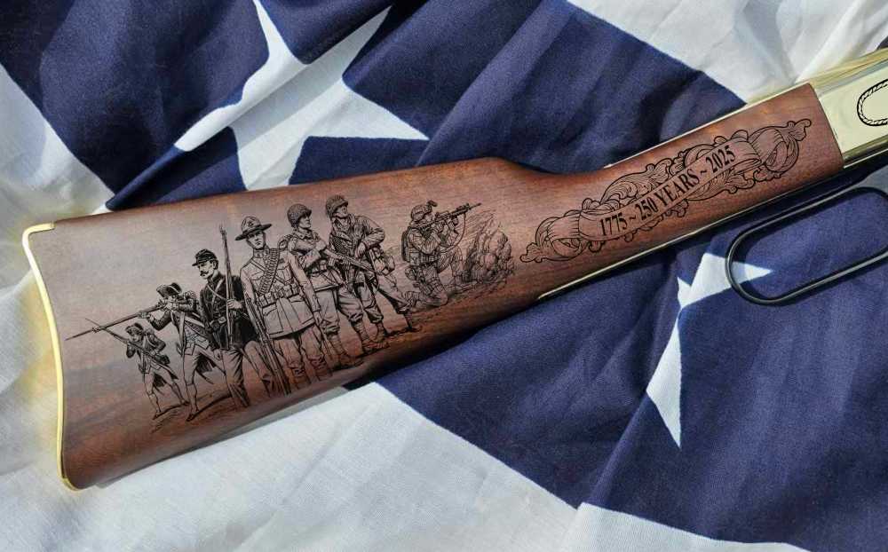 Marine Corps 250th Anniversary Engraved Henry Golden Boy -img-0