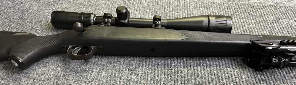 Savage Model 12 w/ 26" Varmint Bull Barrel, Tasco Scope & Bipod - 223REM-img-16