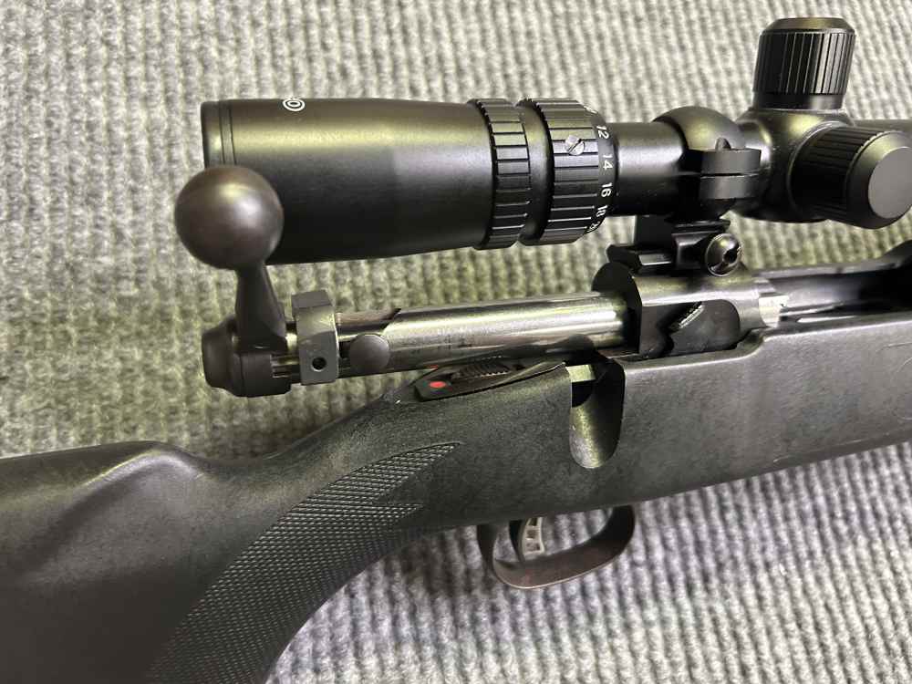 Savage Model 12 w/ 26" Varmint Bull Barrel, Tasco Scope & Bipod - 223REM-img-12