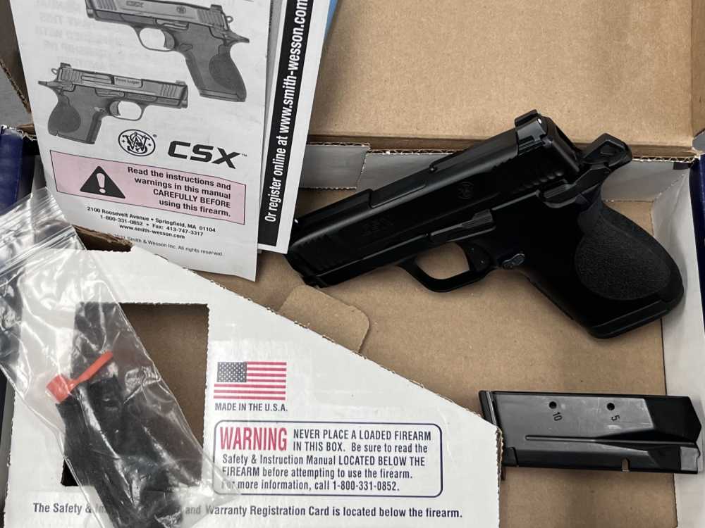 LNIB S&W CSX 9mm - 3" - SAO - 2mags - 12+1 - NO Reserve!-img-9