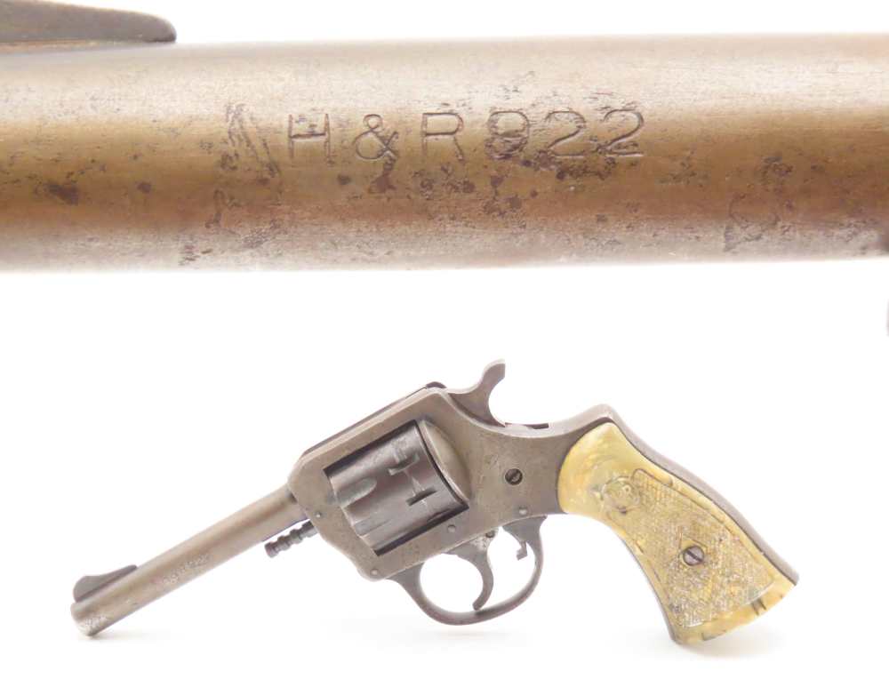 c1954 HARRINGTON & RICHARDSON M922 22 RF Double Action Revolver C&R PLINKER-img-0