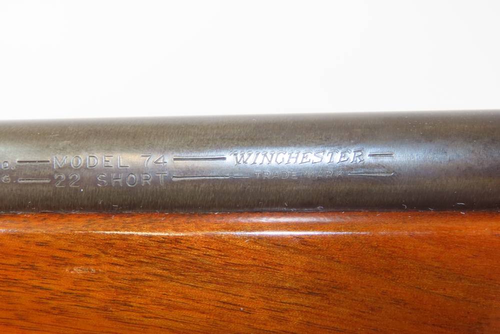 1939 mfg WINCHESTER Model 74 .22 Short RF SEMI-AUTOMATIC Sporting Rifle C&R-img-21
