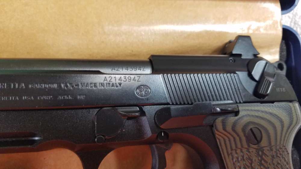 BERETTA / WILSON COMBAT 92A1 9MM WITH THREDED BARREL AND NIGHT SIGHTS NIB -img-6
