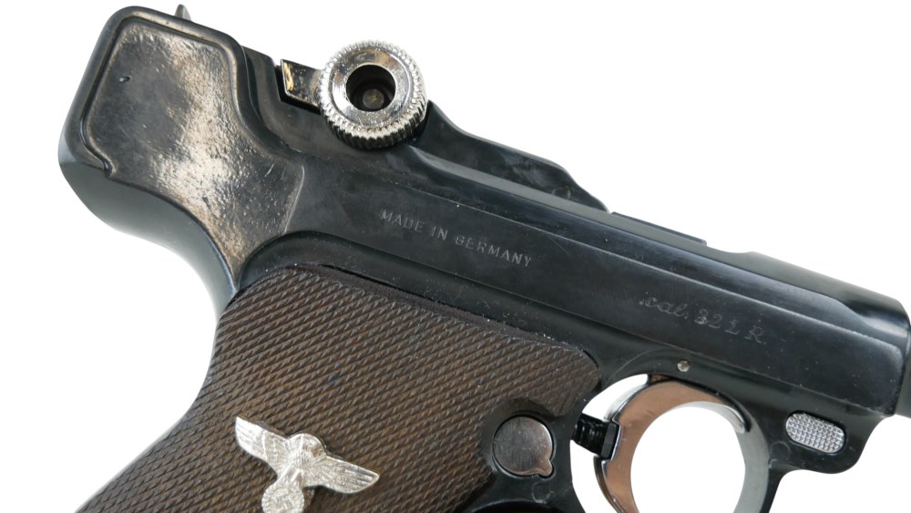 USED Erma Werke LA-22 .22 LR 4.5" Good Condition Aftermarket Grips-img-3